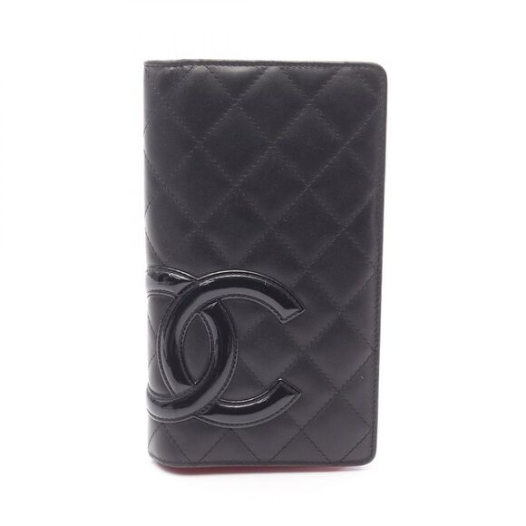 Chanel Cambon Line Leather Long Wallet - Picture 1 of 10